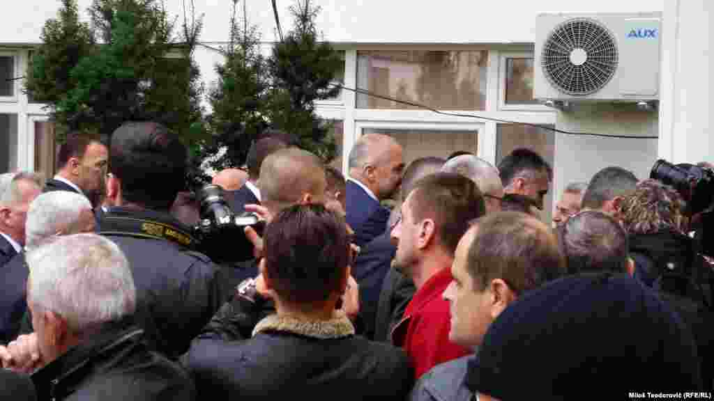 Albanian Prime Minister Edi Rama in Presevo