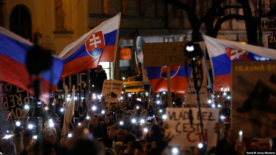 Protesti u Bratislavi, 16. mart 2018.