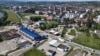 Kamioni blokiraju saobraćajnicu kod Doboja, sjeverna Bosna, 2. septembar 2025.