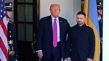 АКШ президенти Дональд Трамп менен Украинанын лидери Владимир Зеленский Ак үйдө, Вашингтон, 17-октябрь, 2025-жыл.