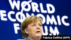 Angela Merkel na svjetskom ekonomskom forumu u Davosu