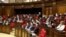 Armenia - Deputies of the ruling Republican and Orinats Yerkir parties attend a parliament session, Yerevan, 3Oct2012.