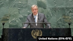 Генеральный секретарь ООН Антониу Гутерриш.
