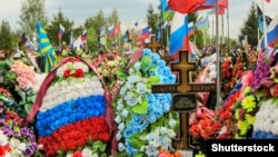 War graves in Russia's Tambov region (file photo)