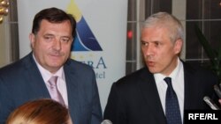 Milorad Dodik i Boris Tadić u Banjaluci, 21. maja 2010, Foto: Erduan Katana