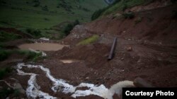 Tailings dump in Syunik, Armenia