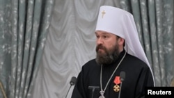 Mitropolitul Ilarion participă la o ceremonie la Moscova (fotografie de arhivă)
