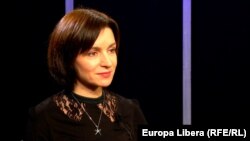 Maia Sandu, lider PAS, în studioul Europei Libere, 8 martie, 2016