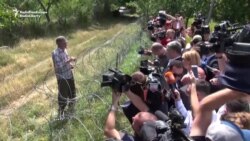 Poroshenko Visits Boundary 'Abyss' Between Georgia And South Ossetia