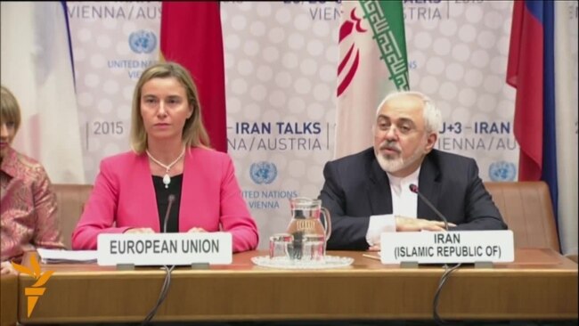 EU, Iranian Negotiators Welcome "Historic" Nuclear Deal