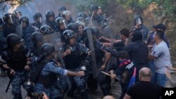 Լիբանանահայ ցուցարարների բախումը ոստիկանների հետ, Բեյրութ, 28-ը սեպտեմբերի, 2023թ.