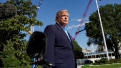 US President Trump travels to Grand Island, Nebraska on October 10.