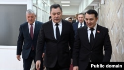 Садыр Жапаров жана Марлен Маматалиев. Архив.