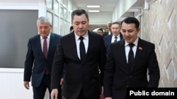 Садыр Жапаров жана Марлен Маматалиев. Архив.