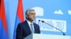 Armenia - President Serzh Sarkisian addresses the Sixth Armenia-Diaspora Conference in Yerevan, 18Sep2017.