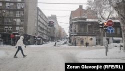 Centar Beograda, Srbija, 8. januar 2026.