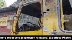 Последствия обстрела маршрутки в Херсоне, 3 апреля 2026 года