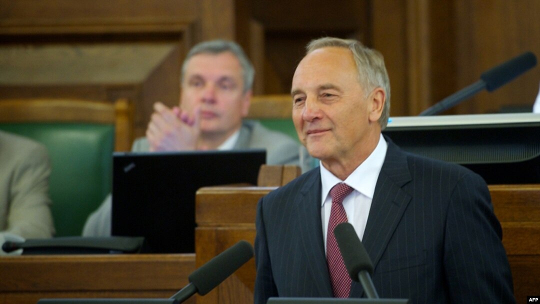 Новообраний президент Латвії Андріс Берзиньш, Рига, 2 червня 2011 року