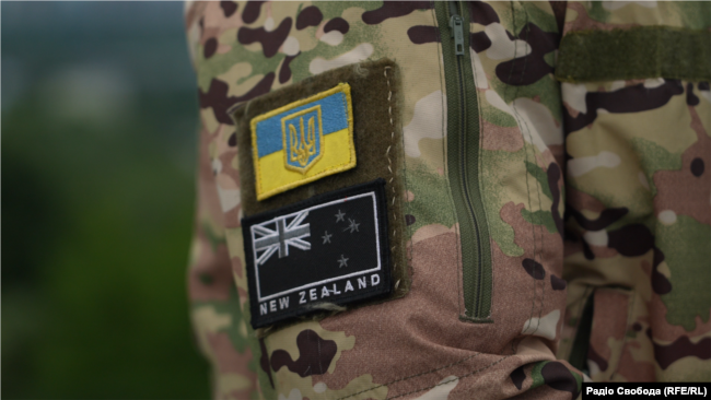 Шеврони «Ківі» – прапор України та прапор Нової Зеландії