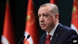 Туркия президенти Ражаб Тоййиб Эрдўғон.