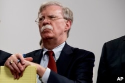 John Bolton, consilier pentru securitatea națională în primul mandat Trump.