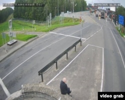 Мікола Статкевіч на беларуска-літоўскай мяжы, верасень 2025 году