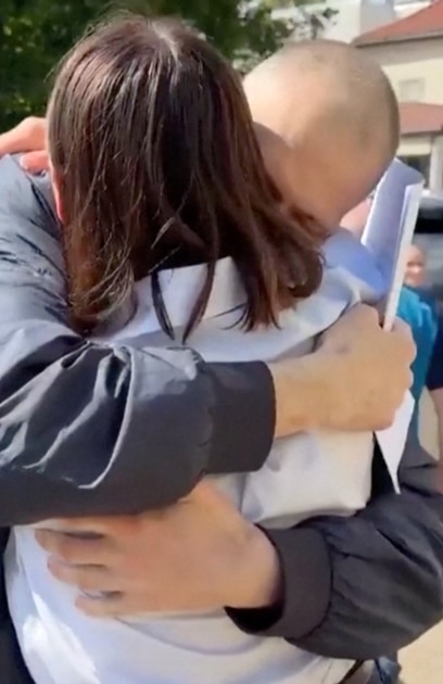 Опозиционерът Сяргей Циханоуски който прекара пет години в затвор в