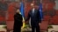 Владимир Зеленский и Александр Вучич на встрече в Белграде, 8 августа