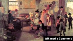 Элізабэт Форбс, «Канец школьных заняткаў» (1889). 