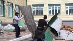 Ураган в Чечне: 11 пострадавших