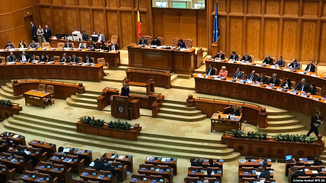 Romania- Parliament voting for Orban cabinet