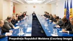 Maia Sandu discută cu ambasadorii în R. Moldova ai țărilor UE și G7, Chișinău, 23 ianuarie.