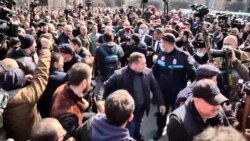 Pashinian Marches With Supporters, Accuses Armenian Military Of 'Attempted Coup'