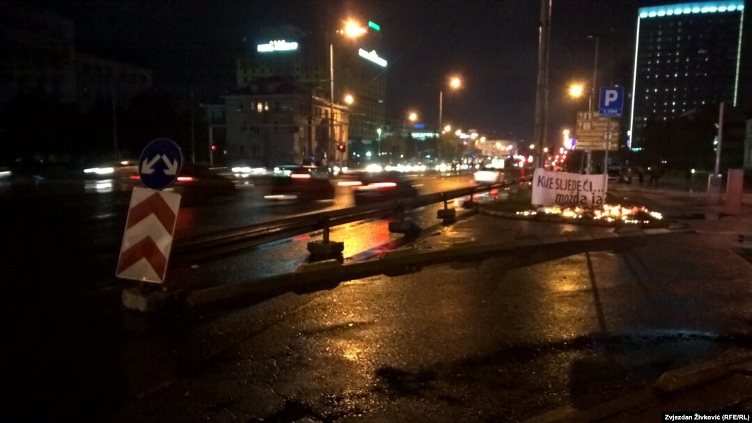 Mjesto nesreće u Sarajavu 
