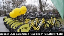 Unul dintre proiectele de mediu ale Asociației Green Revolution este cel de bike-sharing.