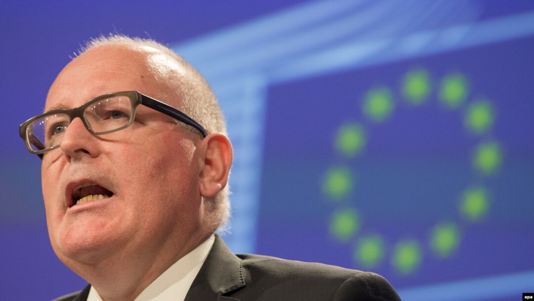Prim-vicepreședintele Comisiei Europene, Frans Timmermans 