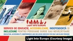 Fundația Light Into Europe se ocupă din 2003 de copiii și tinerii români care au probleme de vedere sau de auz.