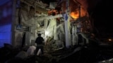 Последствия удара "Шахедов" по Запорожью в ночь на 27 сентября
