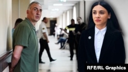 პოლიტიკოსი, ალეკო ელისაშვილი და პროკურორი, ანი ხუბეჯაშვილი - ფოტო ილუსტრაცია 