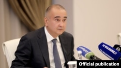 Jahongir Ortikhojaev, who has just been fired as Tashkent mayor (file photo)