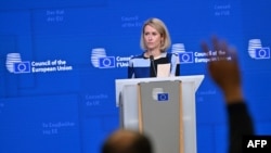 კაია კალასი, ევროკავშირის უმაღლესი წარმომადგენელი საგარეო საქმეთა და უსაფრთხოების საკითხებში. ბრიუსელი. 2026 წლის 28 სექტემბერი
