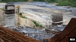 Градежни активности на автопатот Кичево - Охрид (архивска фотографија)
