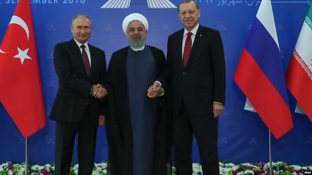 Vladimir Putin, Hasan Rohani i Redžep Tajip Erdoan
