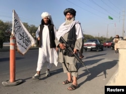 Талибский блокпост на улице в Кабуле. 16 августа 2021 года