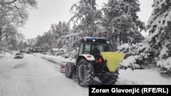 Park Kalemegdan, Beograd, Srbija, 8. januar 2026.