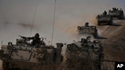 حرکت تانک های اسرائیلی به جانب غزه