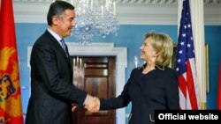 Milo Đukanović i Hillary Clinton, 2010.