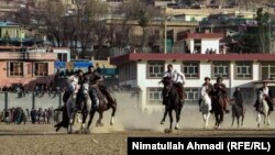 جریان مسابقات بزکشی در ولایت بدخشان