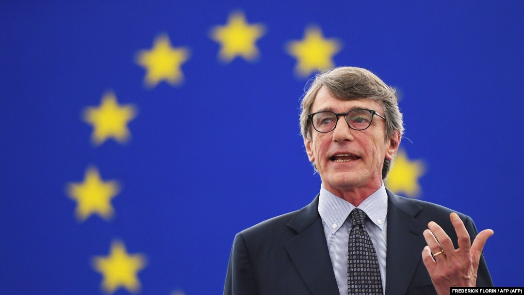 Presidenti i Parlamentit Evropian, David Sassoli. Fotografi nga arkivi. 