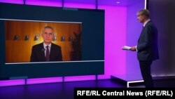 Јенс Столтенберг, поранешен генерален секретар на НАТО, во разговор за Радио Слободна Европа, 7 ноември 2025 година. 